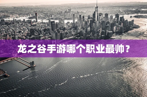 龙之谷手游哪个职业最帅？