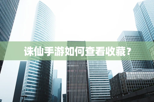 诛仙手游如何查看收藏？