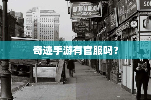 奇迹手游有官服吗？