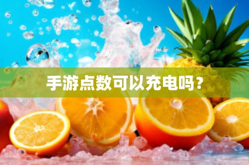 手游点数可以充电吗？