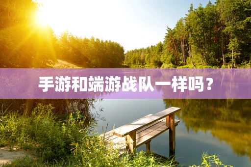 手游和端游战队一样吗？