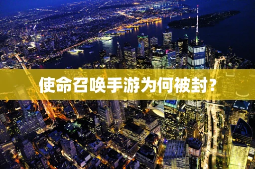 使命召唤手游为何被封？
