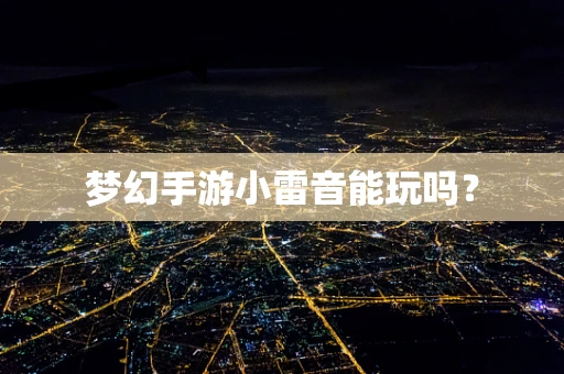 梦幻手游小雷音能玩吗？