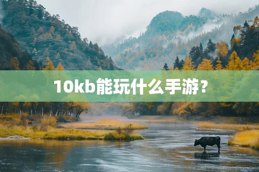 10kb能玩什么手游？