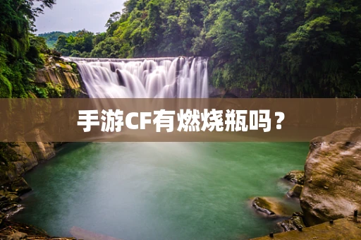 手游CF有燃烧瓶吗？