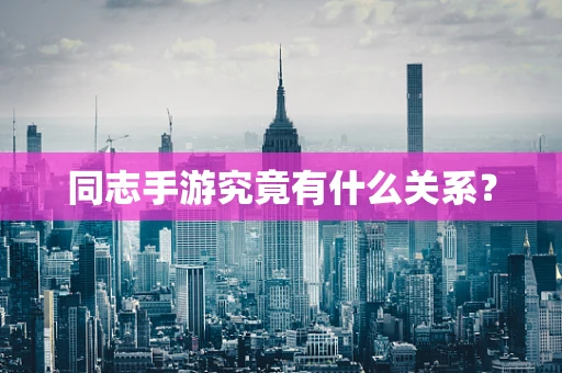 同志手游究竟有什么关系？