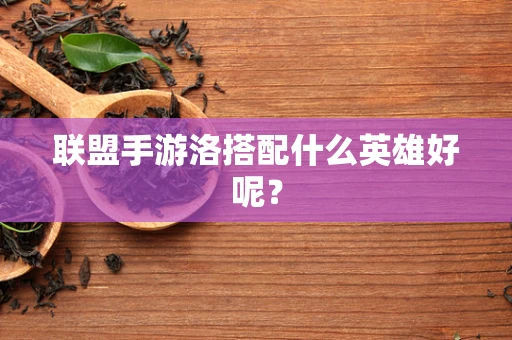 联盟手游洛搭配什么英雄好呢？