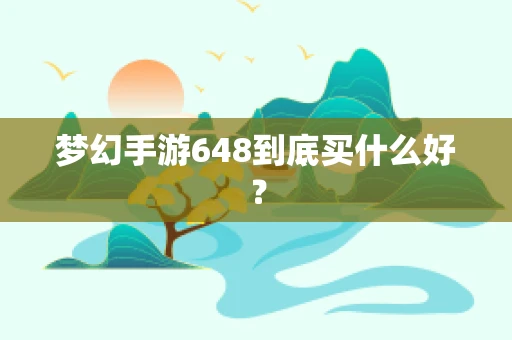 梦幻手游648到底买什么好？