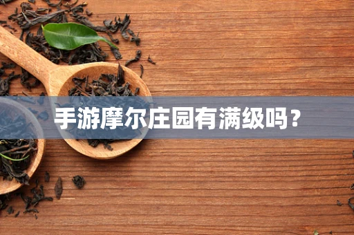 手游摩尔庄园有满级吗？