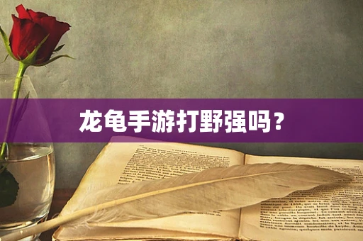 龙龟手游打野强吗？