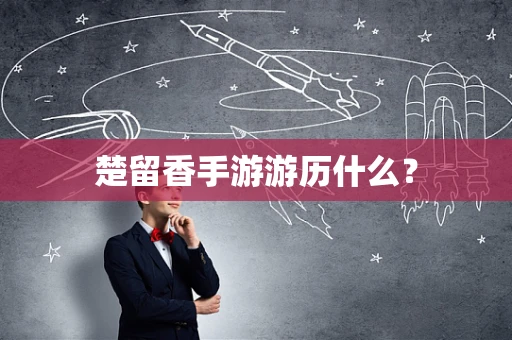楚留香手游游历什么？