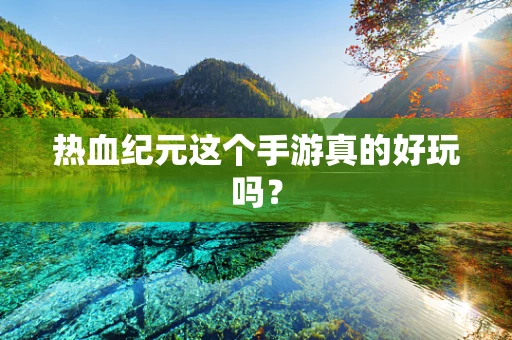 热血纪元这个手游真的好玩吗？