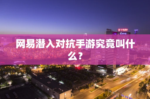 网易潜入对抗手游究竟叫什么？
