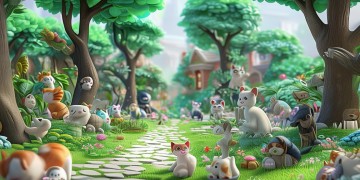 摩尔庄园手游可以养猫吗？