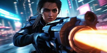 女警手持火炮的手游究竟叫什么？
